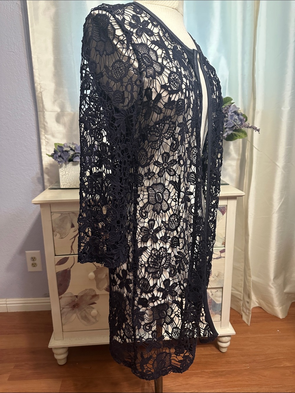 Lace Duster/Jacket/Open Cardigan - Picture 5 of 5